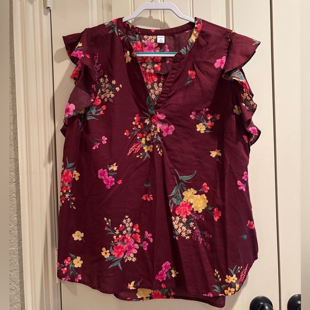 Old Navy Floral Print Top